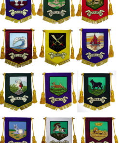 Alternative view of Set of 12 Pole Supports for Royal Arch Ensigns