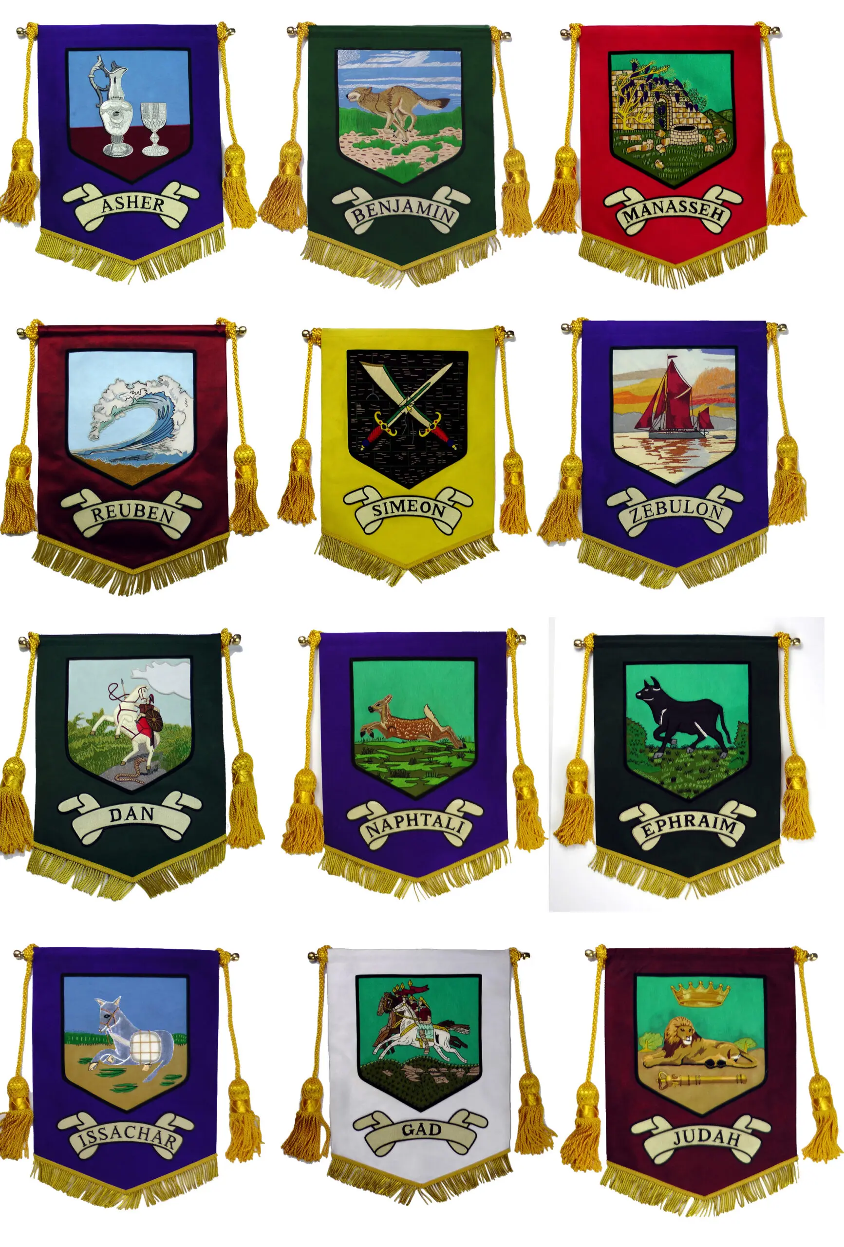 Royal Arch Ensigns Set Of Twelve