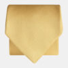 Yellow Twill Pure Silk Tie