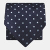 Navy with Sky Spot Pure Silk Tie