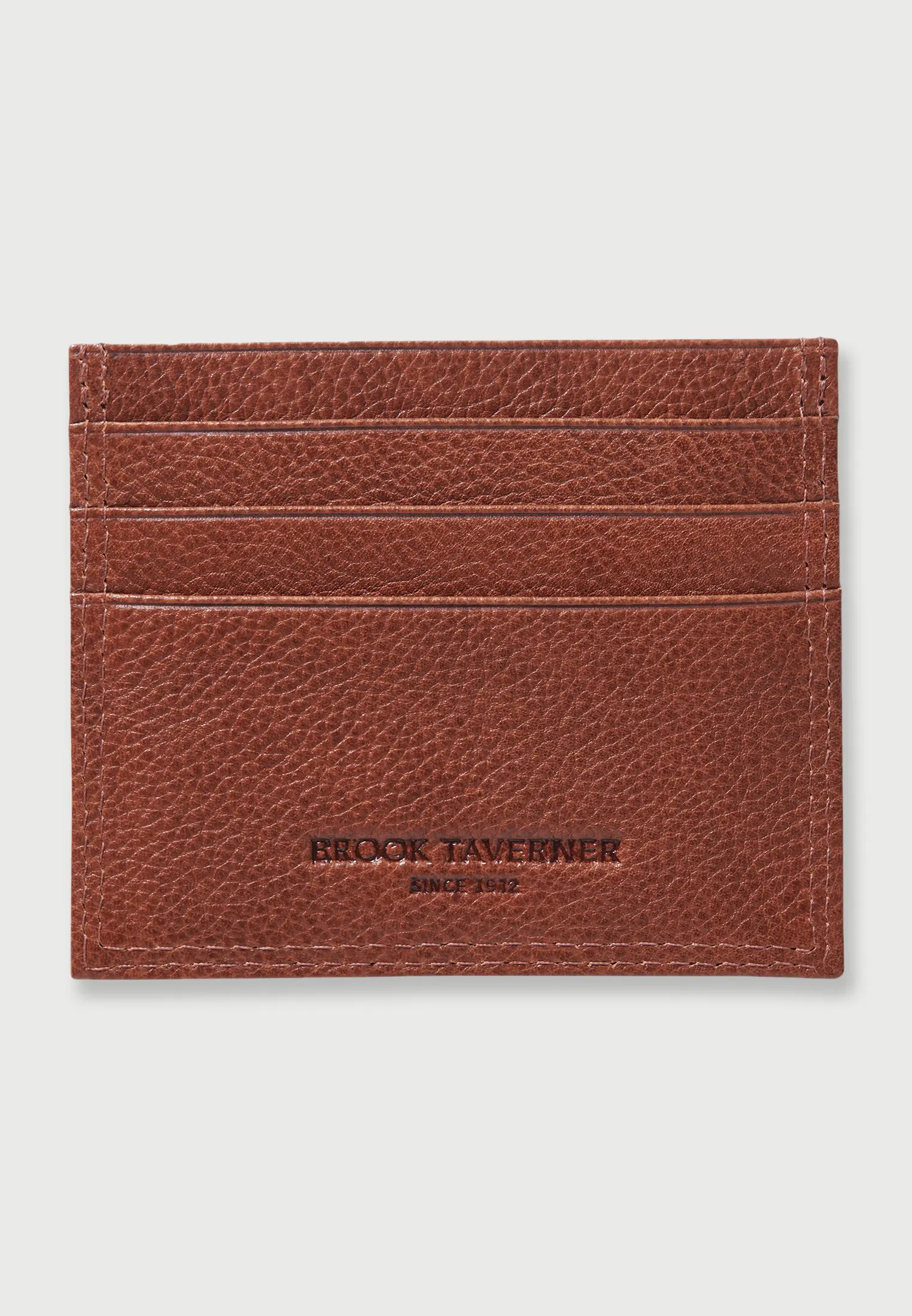 Leather Tan RFID Credit Card Holder - Image 2