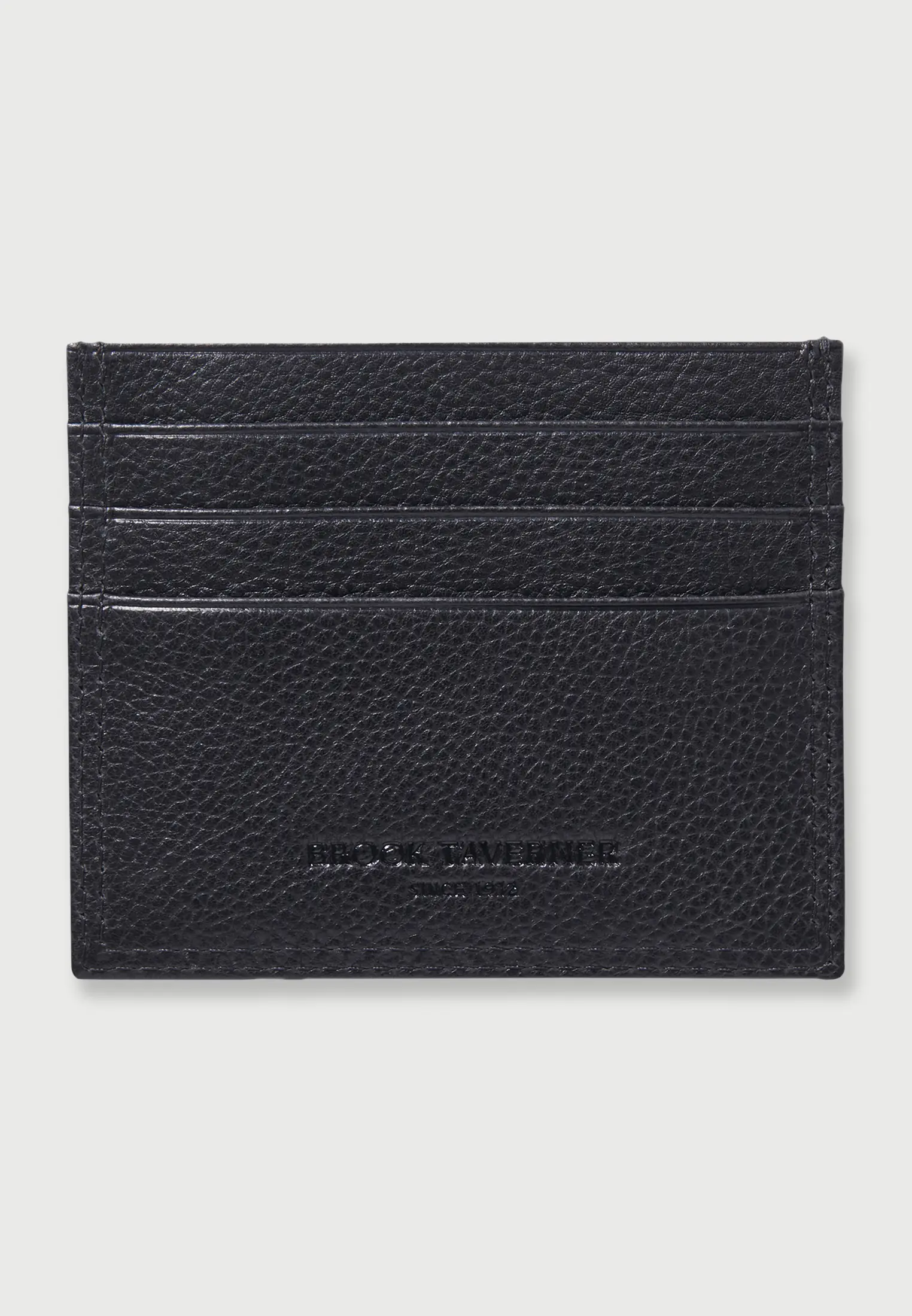 Leather Black RFID Credit Card Holder - Image 2