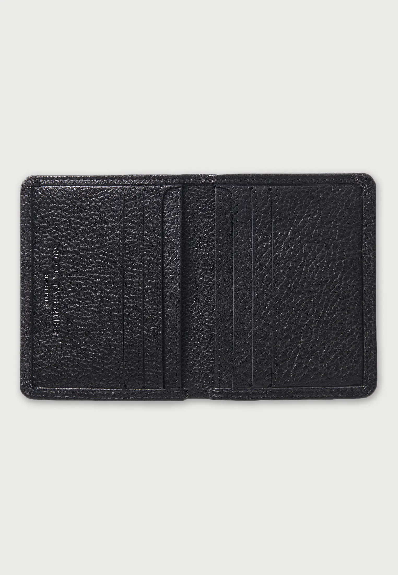 Leather Black RFID Credit Card Holder - Image 2