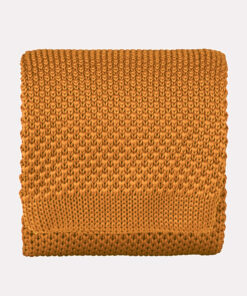 Mustard Knitted Tie