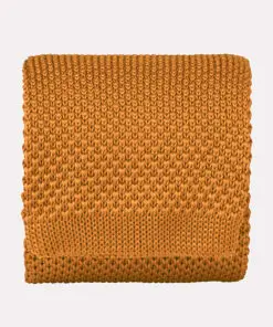 Mustard Knitted Tie