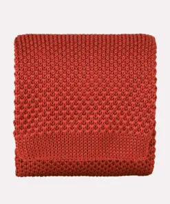 Tomato Knitted Tie