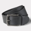 Hereford Leather Black Jean's Belt