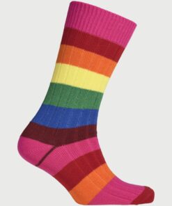 Cotton Rich Multicoloured Striped Socks