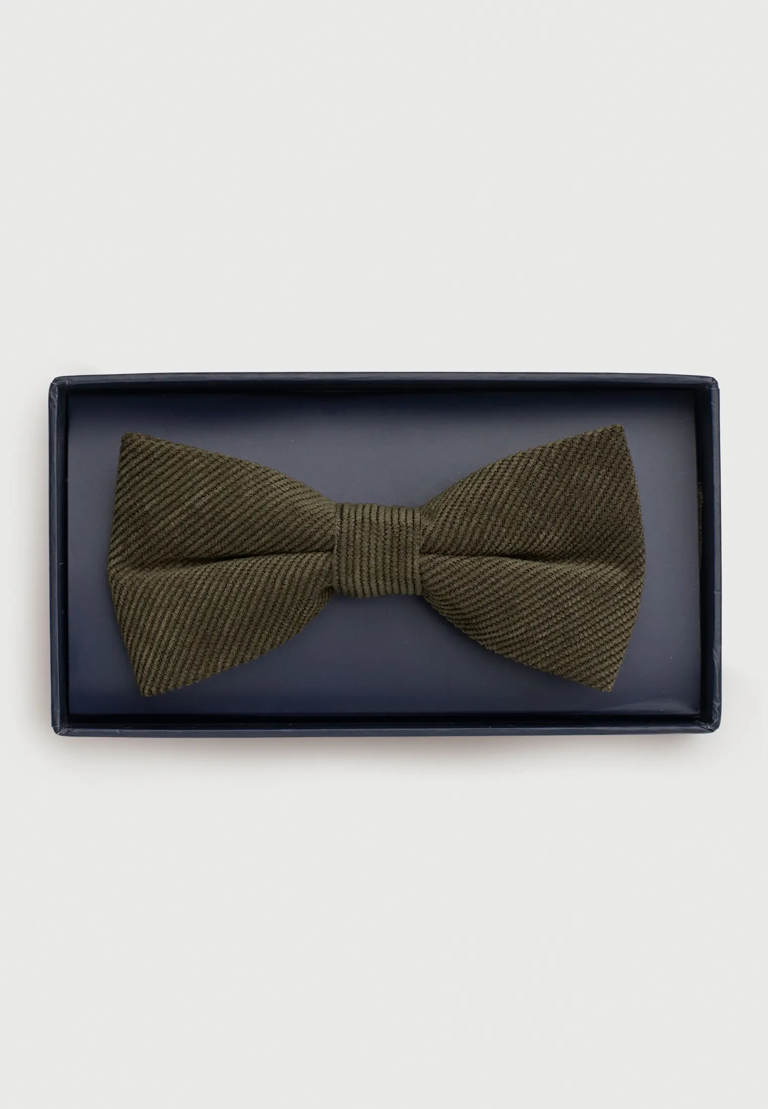 Corduroy Khaki Bow Tie - Image 2