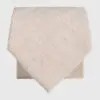 Pink Textured Linen Blend Tie