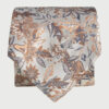 Peach Large Floral Pure Silk Jacquard Tie