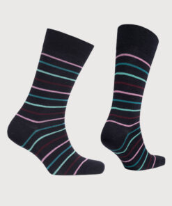 Alternative view of Multicoloured Stripe Smart Socks