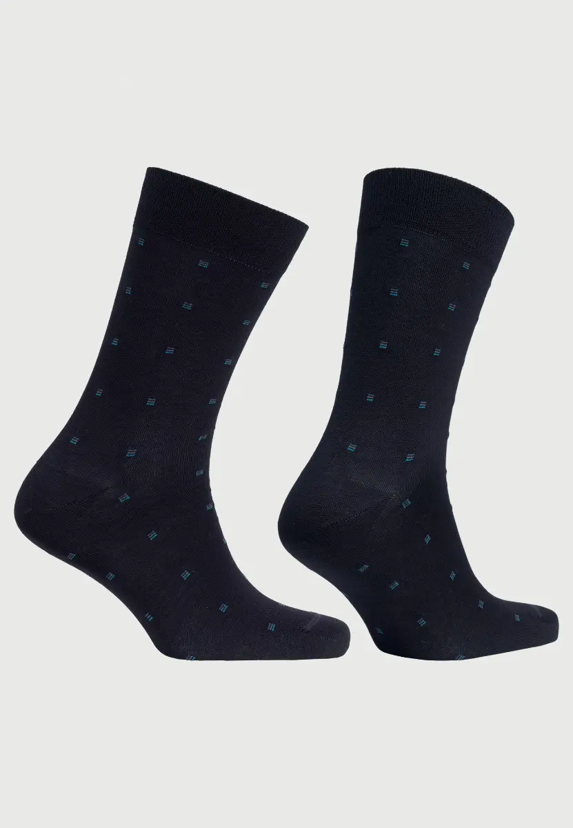 Teal Geo Smart Socks - Image 2