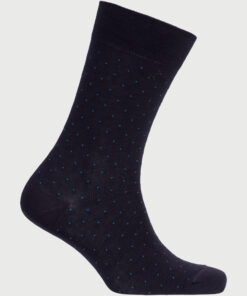 Navy Polka Dot Smart Socks