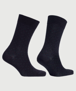 Alternative view of Navy Polka Dot Smart Socks
