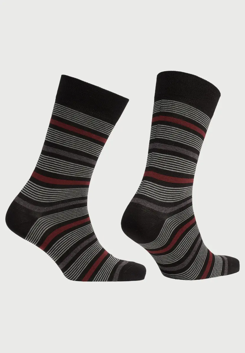 Charcoal Irregular Smart Socks - Image 2