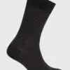 Black Pinstripe Smart Socks
