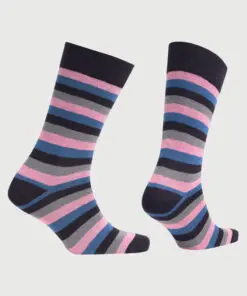 Alternative view of Pink Bold Stripe Socks