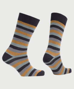 Alternative view of Mustard Bold Stripe Socks