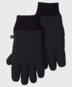 Black Waterproof Quilted Glove