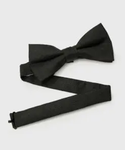 Black Lurex® Jacquard Bow Tie