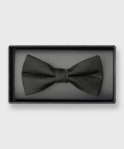 Alternative view of Black Lurex® Jacquard Bow Tie