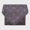 Pink Textured Floral Geometric Silk Tie