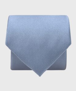 Sky Blue Twill Silk Tie