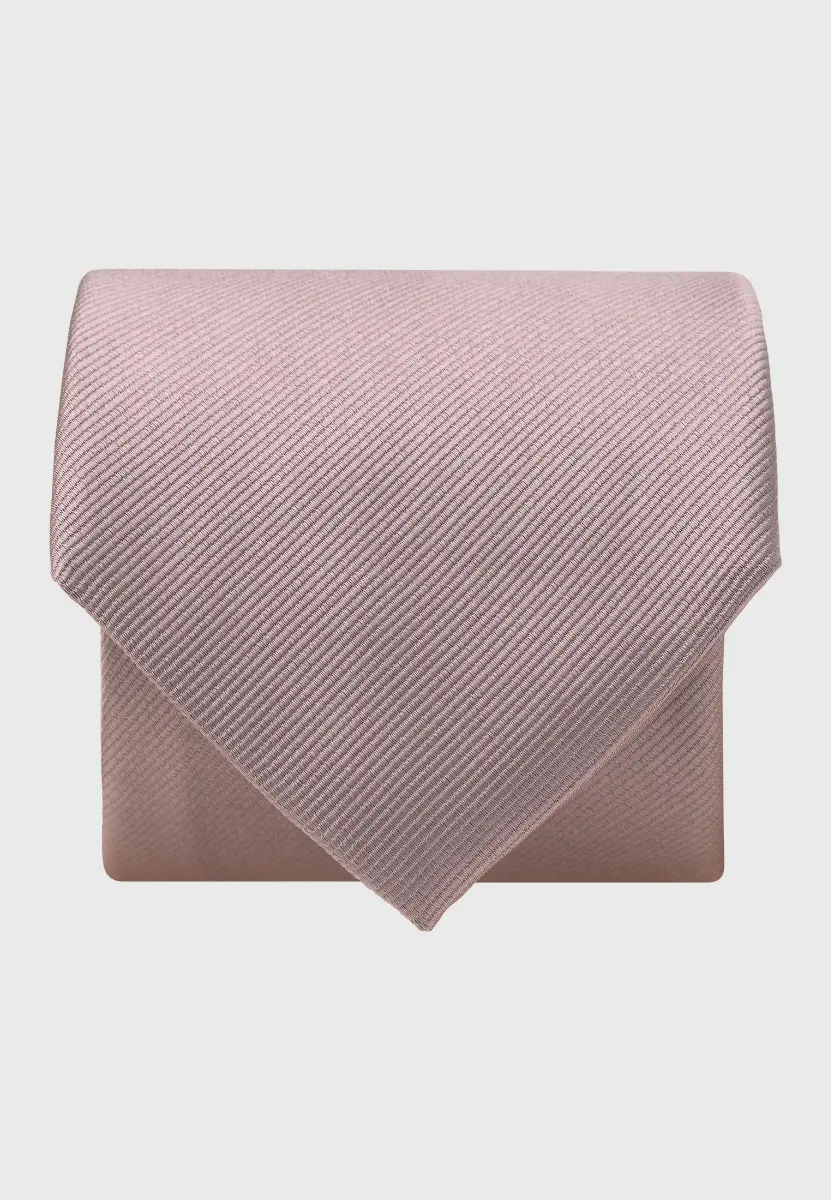 Pink Twill Silk Tie