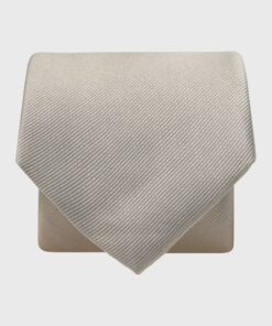 Champagne Twill Silk Tie