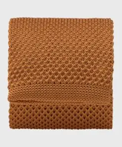 Mustard Knitted Tie