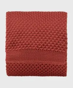Orange Knitted Tie