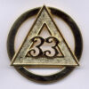 Rose Croix 33rd Degree Cap Badge -  Inspectors General