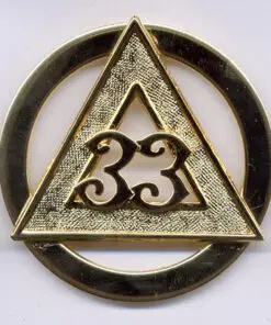 Rose Croix 33rd Degree Cap Badge -  Inspectors General