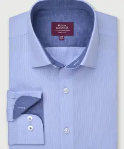 Tailored Fit Blue Oxford Shirt
