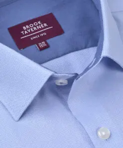 Alternative view of Tailored Fit Blue Oxford Shirt