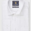 Regular Fit White Linen Popover Shirt
