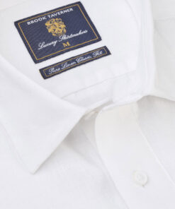 Alternative view of Regular Fit White Linen Popover Shirt