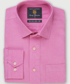 Regular Fit Rose Linen Popover Shirt
