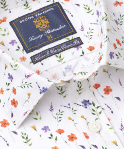 Alternative view of Tailored Fit Wild Flower Print Linen Cotton Shirt
