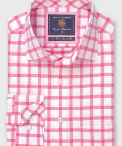 Regular Fit Rose Check Cotton Oxford Shirt