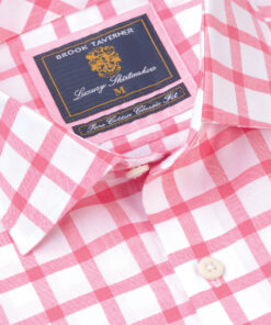Alternative view of Regular Fit Rose Check Cotton Oxford Shirt