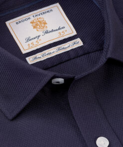 Alternative view of Regular Fit Navy Single Cuff Shirt
