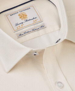 Alternative view of Regular Fit Cream Single Cuff Shirt