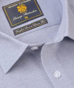 Alternative view of Regular Fit Blue Knitted Shirt