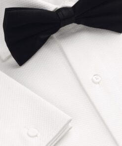 Alternative view of Regular Fit White Marcella Front Double Cuff Cotton Dress Shirt - Two Sleeve Lengths