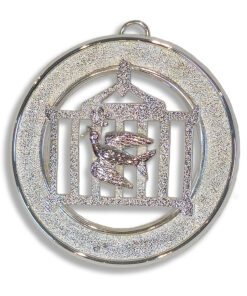 Allied Masonic Degrees Officer Collar Jewel Silverplated (without Name)