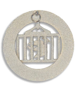 Alternative view of Allied Masonic Degrees Officer Collar Jewel Silverplated (without Name)