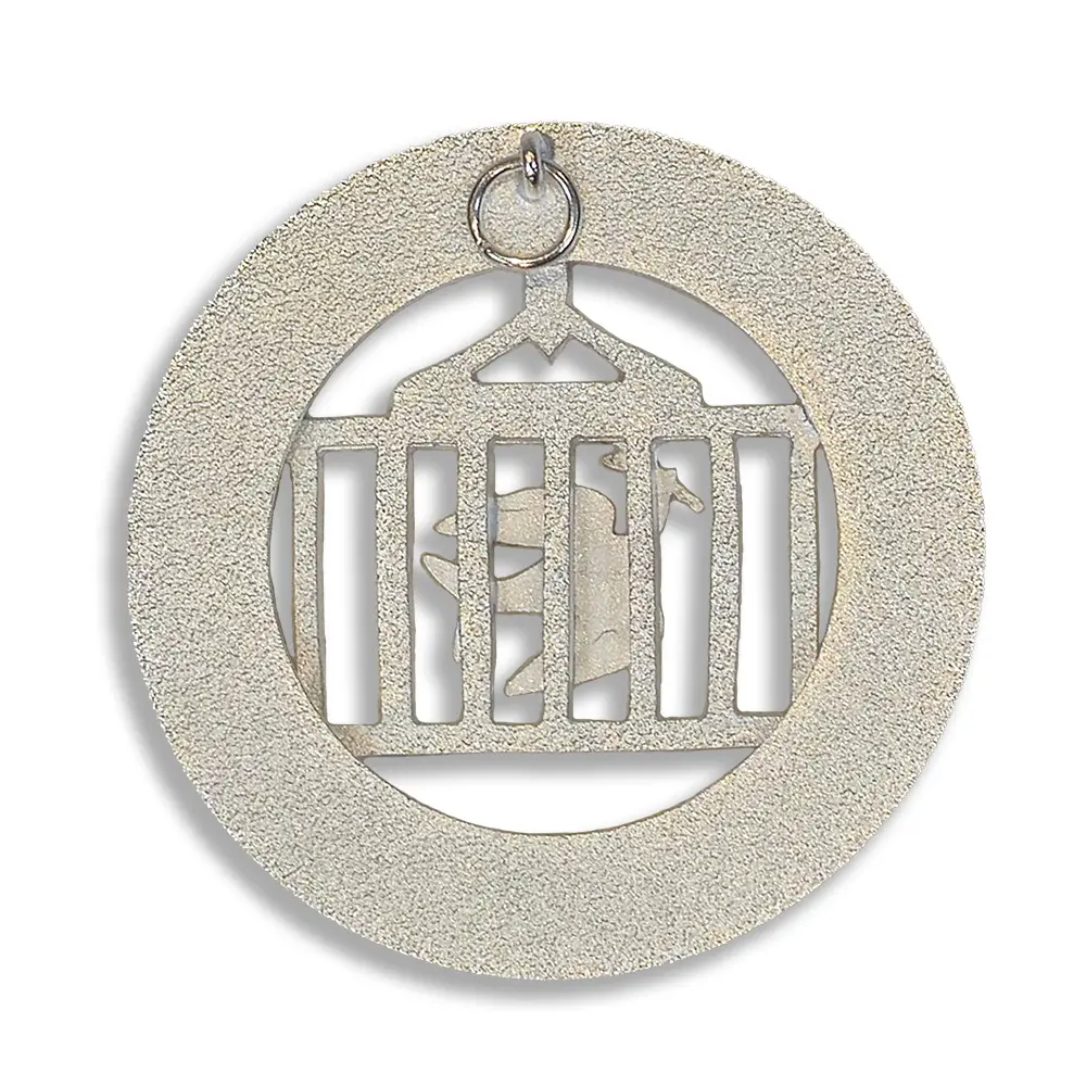 Allied Masonic Degrees Officer Collar Jewel Silverplated (without Name) - Image 2