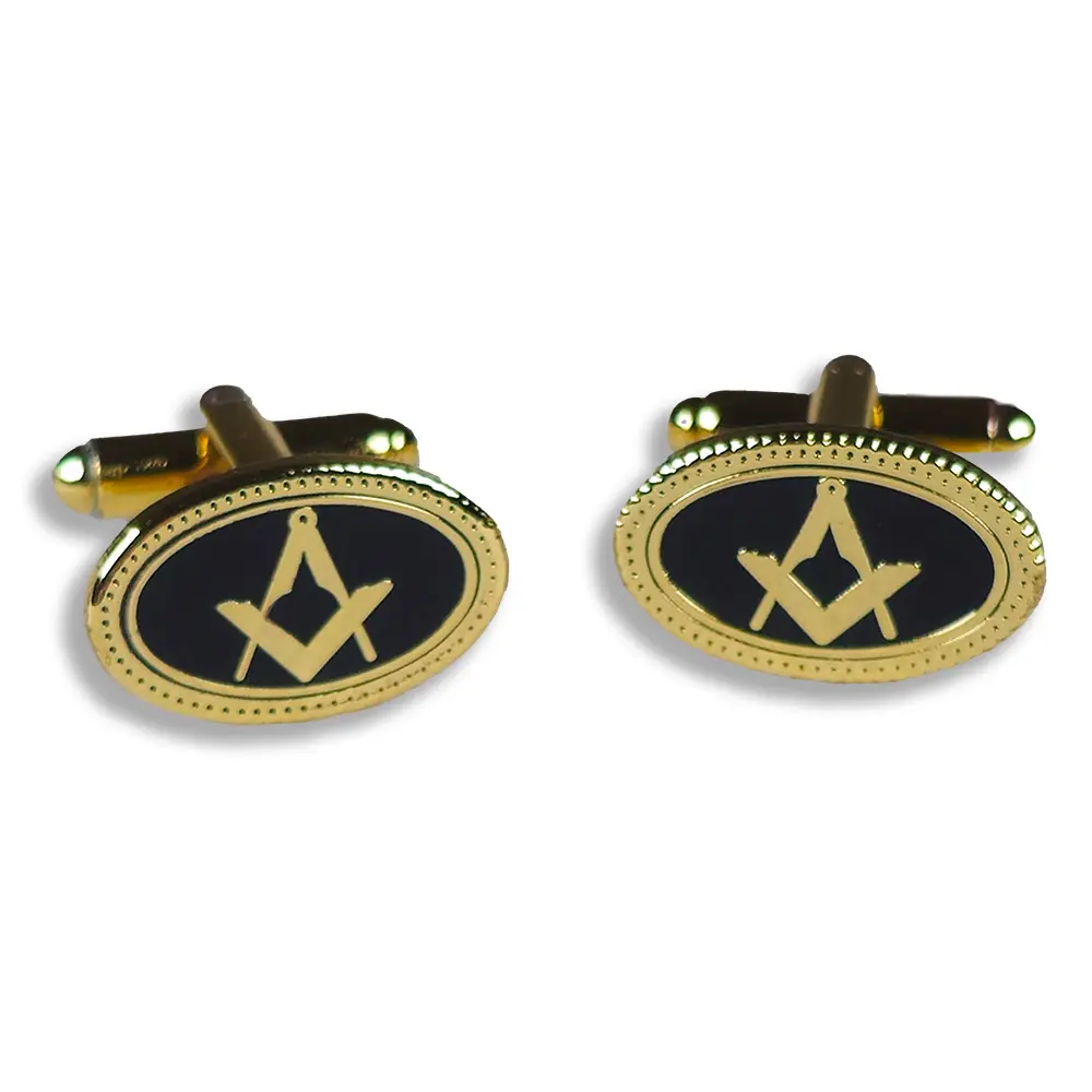 Craft Cufflinks Oval - Black